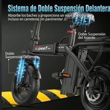 Bicicleta electrica plegable modelo F9-1 - Img 126201935