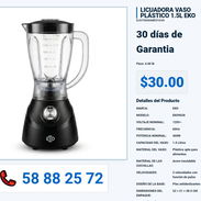 LICUADORA VASO PLÁSTICO 1.5L EKO VPT-0227 - Img 55992606