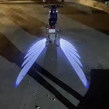 Luces de Bienvenida de Alas de Ángel para Motos – Proyección LED Universal - Img 112057563