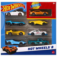 Mattel Hot Wheels Die-Cast 8 Pack Of 1 64 Scale Vehicles - Img 58335107