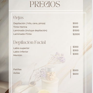 Servicio de cejas y depilación facial - 3/3