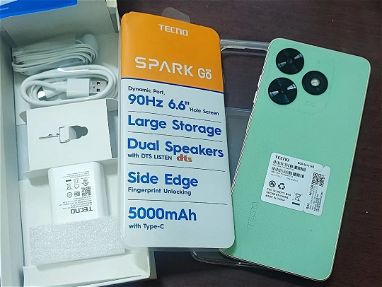 Tecno Spark Go 2024 (3GB+3/64GB). Nuevo en caja. Forro, mica y audífonos. 59427904 - Img 62916561