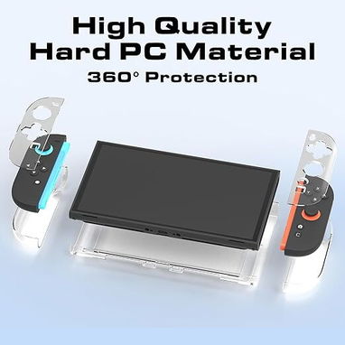 Funda transparente para Nintendo Switch 2 (2025) con agarre cómodo | videojuegoshabana.com - Img 121926772