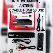 CAJITA DECODIFICADORA INCLUYE MANDO, ANTENA Y CABLE HDMI 50 USD - Img 55292717