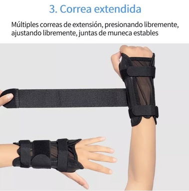 MUÑEQUERA ORTOPÉDICA AJUSTABLE, PARA SU USO EN MANO IZQUIERDA O DERECHA - Img 66413021