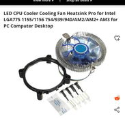 💻Disipador para tu cpu de aluminio compatible con socket amd y intel y de obsequio una pasta térmica - Img 52600651