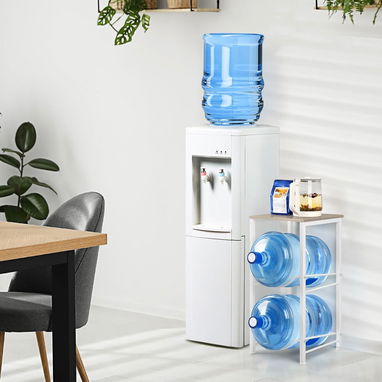 Soporte para botella de agua de 20lts con estante superior, soporte dispensador de agua resistente para cocina, sala - Img 121264966
