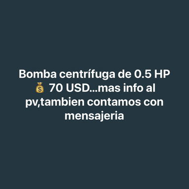 vendo bomba de agua centrifuga - Img 119893300