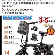 Bicicleta electrica T5 plegable - Img 55896891