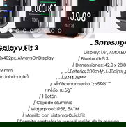 Relojes inteligentes Samsung Galaxy Fit3 - Img 47069573