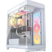 🎮 Chasis Corsair Frame 4500X RS-R ARGB White 🎮 InfiniRail🔹E-ATX🔹ARGB🔹3xFan🔹2xUSB3🔹1xUSB-C🔹Tempered Glass 📦0km - Img 55312286