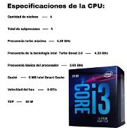 Microprocesador Intel i3 de Novena (i3-9100) - Img 45891460