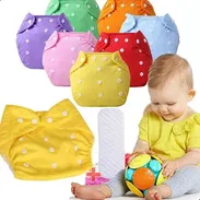 Almohadilla inserto + culero Pañal De Tela Bebe Ajustable Reutilizable Lavable - Img 56438990