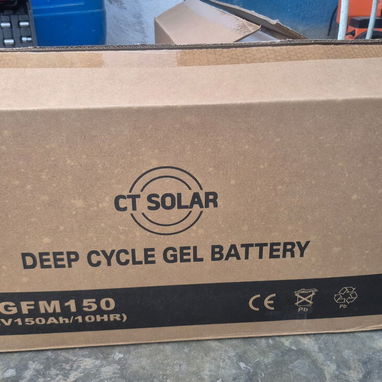🔋Baterías de Gel CT Solar®️ 12V 150Ah de Ciclo Profundo. - Img 127096879
