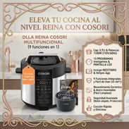 OLLA REINA COSORI MULTIFUNCIONAL (9 funciones en 1) Cap: 5.7Lt 1100W (110V/60Hz) 13 PROGRAMAS, PANTALLA LED + RECETARIO. - Img 57408719