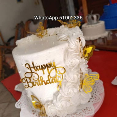 Cake para Fiestas de cumpleaños, aniversario,santos, boda,15 - 4/9