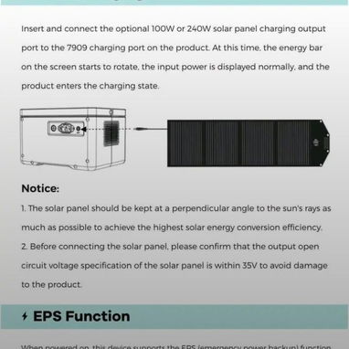 Estación de energía ( solo para conectar electrodomésticos sencillos como TV ventiladores,cell ,ect - Img 124148007