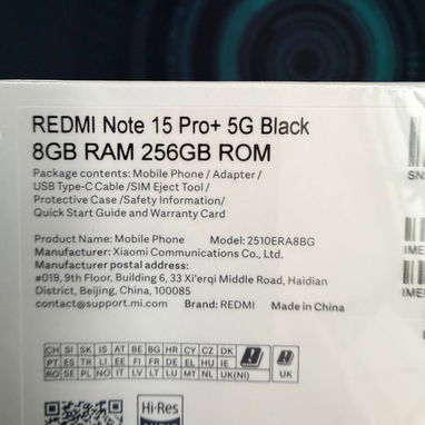 Xiaomi Redmi Note 15 Pro+ 5G  8Gb/256Gb. Versión Global. Dual Sim - 3/3