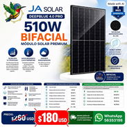 PANEL SOLAR BIFACIAL DE 510W.  Oferta - Img 57565081