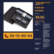 TERMO TÉRMICO CON 3 VASOS GRIS VPT# -0024 - Img 56243222