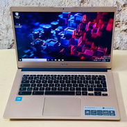 Laptop Acer dorada Equipo confiable con rendimiento ideal para algunos juegos y trabajos de programación informática - Img 57579291
