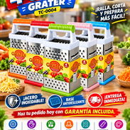 🥙 RALLADOR DE 4 🥙 CARAS GRATER TC-0004. MENSAJERIA X COSTO MÍNIMO CON FACTURA Y GRANATÍA. 📲 54833699 - Img 57831500