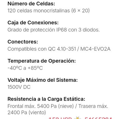 PANEL SOLAR BIFACIAL JA SOLAR DE 510W! - 4/6