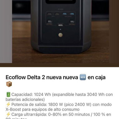 ⚡ Estaciones de Energía EcoFlow – Energía portátil, rápida y silenciosa - Img 118729142