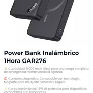 POWER BANK Inalámbrico 1HORA GAR276_ 5000 mAh - Img 57793083