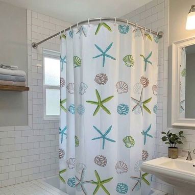 Hermosas cortinas de baño antimoho - 6/6