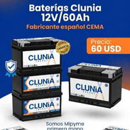 Gran oferta!!!!! Baterías 12V/ 60A marca Clunia en 60 USD. - Img 55417068