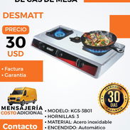 Cocina de Gas Desmatt. 3 hornillas. - Img 57555592