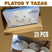 Juegos de platos con tazas 20 unidades - Img 55515456