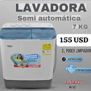 Lavadora semiautomática de 7 kg - Img 54364245