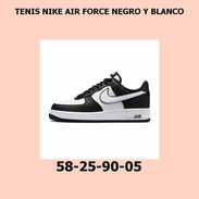 TENIS NIKE AIR FORCE  NEGRO Y BLANCO - Img 55729469