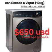 ‼️Lavadora/Secadora a Vapor‼️10 Kg. 6 meses de garantía‼️ - Img 52702392