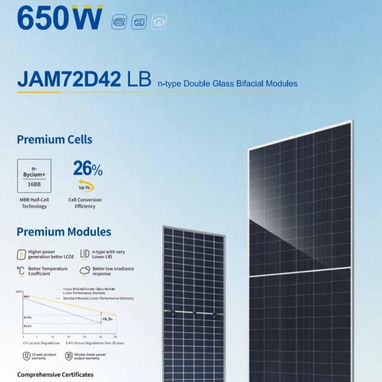 Paneles solares bifaciales de 620w - 4/7