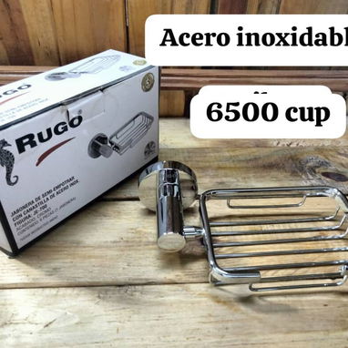 Jabonera de lavabo a la pared acero inoxidable y más accesorios para baño - Img 119026552