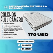🛏️ COLCHONES CAMEROS IMPORTADOS ENVASADOS AL VACÍO 💲170 USD - Img 54552345