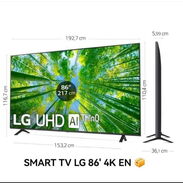 Televisor LG 86 Pulgadas UHD SMART TV 4K Nuevo en su Caja - Img 43624777