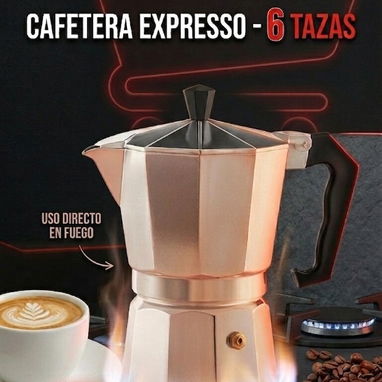 CAFETERA DE 6 Tazas, Para tu negocio de café, sirve para cocina de inducción también - Img 122958845