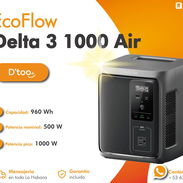 🔅EcoFlow DELTA 3 1000 Air-estación de energía portátil-power station-energía de respaldo-para apagones🔅 - Img 57551219