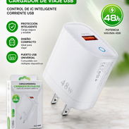 Cargador de 48W carga rápida con protector de voltaje - Img 57116259