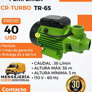 BOMBA DE AGUA PERIFÉRICA TR-65 (1/2 HP). - Img 53203983