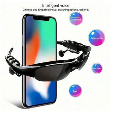 🕶️ GAFAS INALÁMBRICAS BLUETOOTH 2 EN 1 - LENTES + AUDÍFONOS - Img 123932528