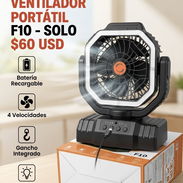 Ventilador Recargable F10 Camping Nuevo en Caja $55 - Img 56457580