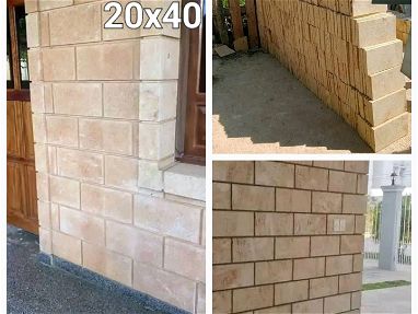 Diversos enchapes de pared para la decoración de su hogar losas de jaimanitas, tirillas de laja y recorteria - Img 66055912