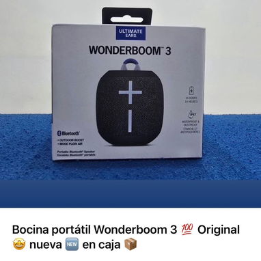 BOCINAS PORTÁTILES BLUETOOTH JBL, ANKER Y WONDERBOOM NUEVAS EN CAJA 🔊🔥 - 4/4