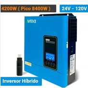 Inversor Solar Híbrido Anenji 4200W 24V 110/120V con MPPT 120A Onda Sinusoidal Pura $500 - Img 58056203