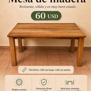 Mesa de madera - Img 55907237